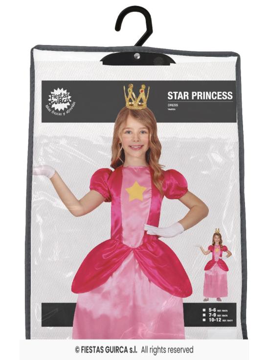 Disfraz de Princesa Peach Mario niñas