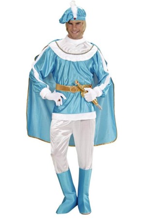 Disfraz de Principe Azul Cuento Talla Adulto