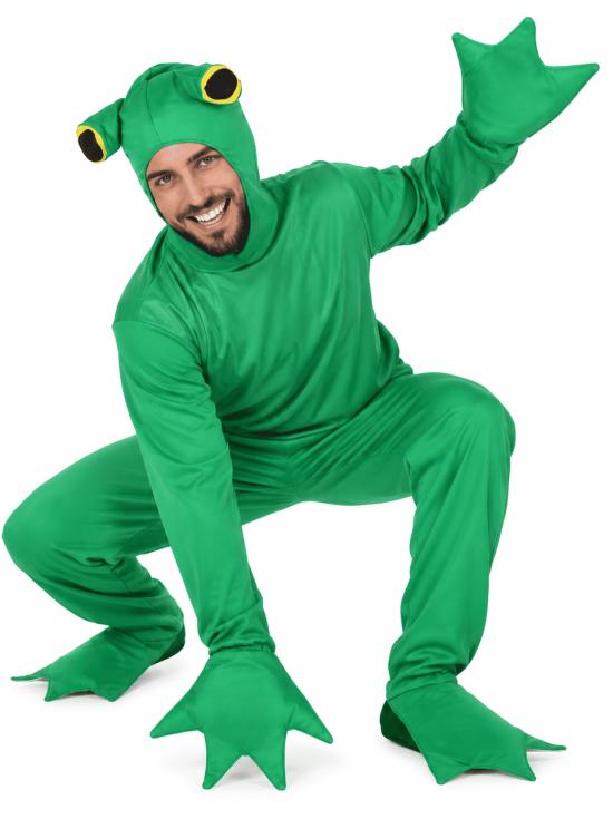 Disfraz de Rana para Hombre Adulto – Traje de Animal Verde para Carnaval