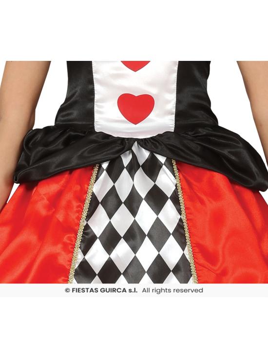 Disfraz de Reina de Corazones Alicia de mujer
