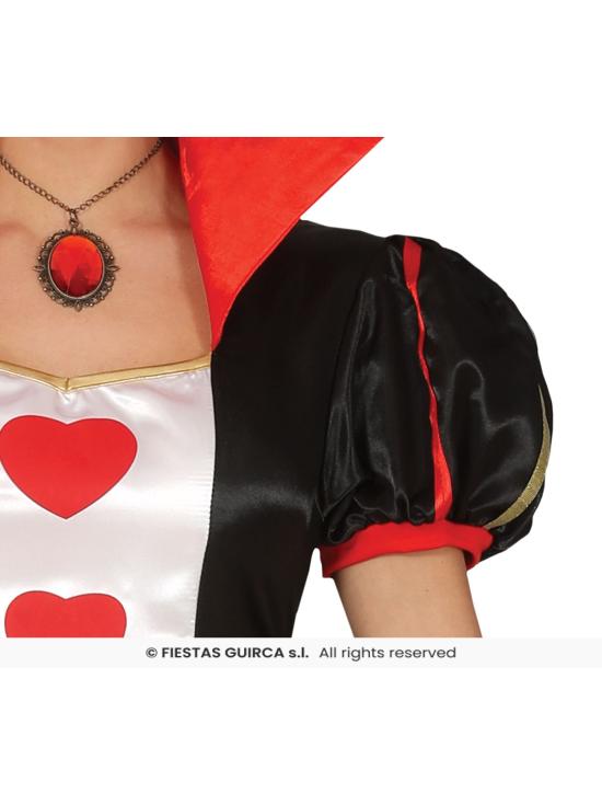 Disfraz de Reina de Corazones Alicia de mujer