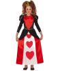 Disfraz de reina de corazones Alicia para niña