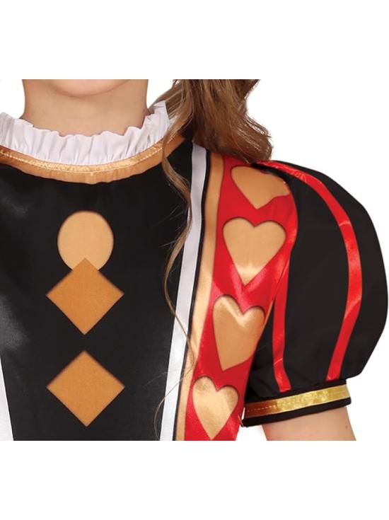Disfraz de Reina de Corazones para Niña – Reina de los Cuentos