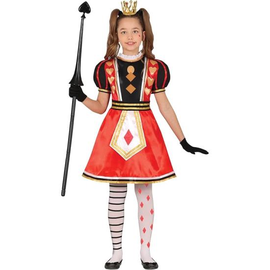 Disfraz de Reina de Corazones para Niña – Reina de los Cuentos