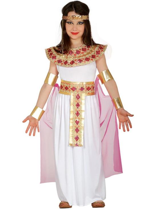 Disfraz de Cleopatra Reina Egipcia para Niña – Egipto Antiguo