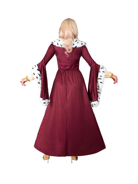 Disfraz de Reina para Mujer - Vestido Largo con Corona