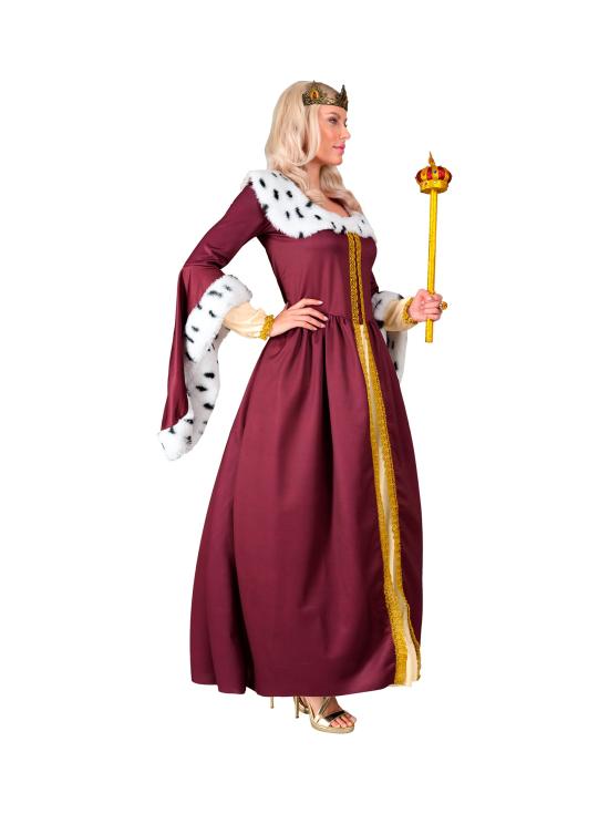 Disfraz de Reina para Mujer - Vestido Largo con Corona