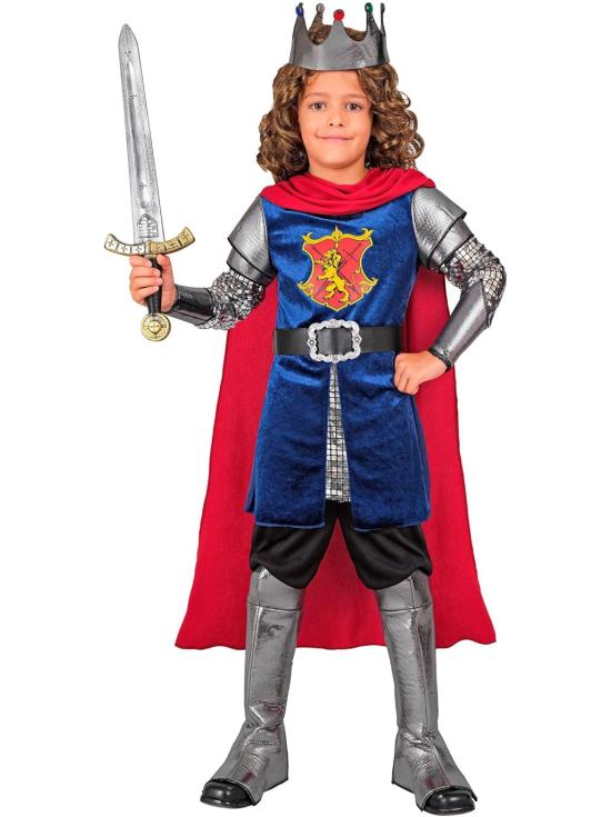 Disfraz de Rey Medieval para Niño – Set Completo de 8 Piezas