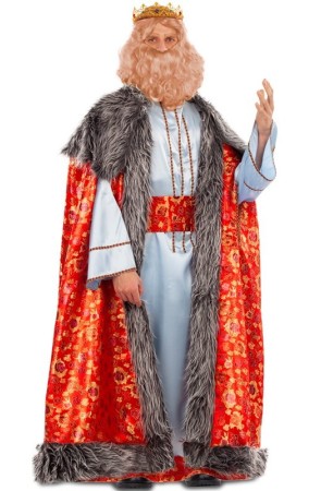 Disfraz de Rey Melchor Brocado para adulto