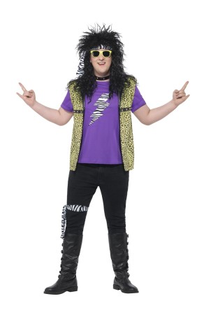 Disfraz de Rockero Barricada talla grande