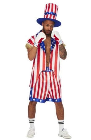 Disfraz de Rocky Apollo Creed para adulto