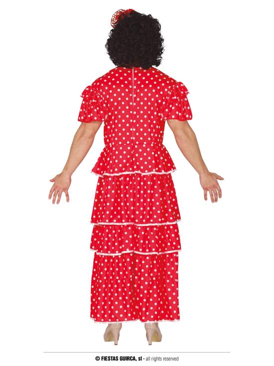 Disfraz de Sevillana Flamenca para Hombre – Disfraz Gracioso de Feria
