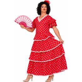 Disfraz de Sevillana Flamenca para Hombre – Disfraz Gracioso de Feria