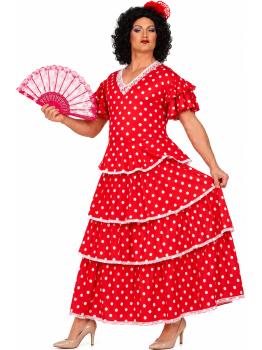 Disfraz de Sevillana Flamenca para Hombre – Disfraz Gracioso de Feria