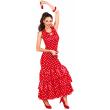 Disfraz de Sevillana Rojo para Mujer – Traje Flamenca Feria de Abril