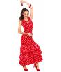 Disfraz de Sevillana Rojo para Mujer – Traje Flamenca Feria de Abril