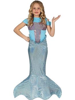 Disfraz de Sirena Brillante Niña **