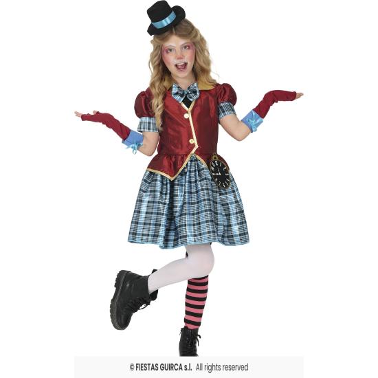 Disfraz de Sombrerera Tic Toc para Niña