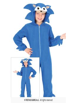 Disfraz de Sonic Kigurumi para niño