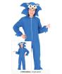 Disfraz de Sonic Kigurumi para niño