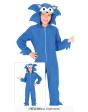 Disfraz de Sonic Kigurumi para niño