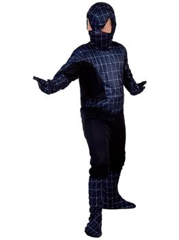 Disfraz de Spider-Man héroe negro infantil