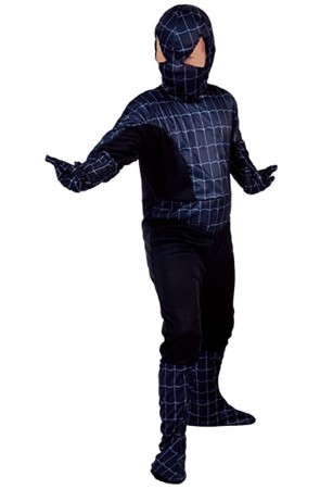 Disfraz de Spider-Man héroe negro infantil