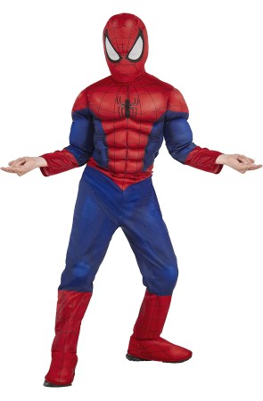 Disfraz de Spider-Man Musculoso Oficial Marvel para Niño