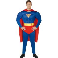 Disfraz de Superhéroe Super-Man Hombre adulto