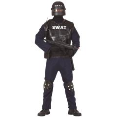 Disfraz de SWAT negro para adulto