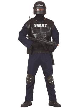 Disfraz de SWAT negro para adulto