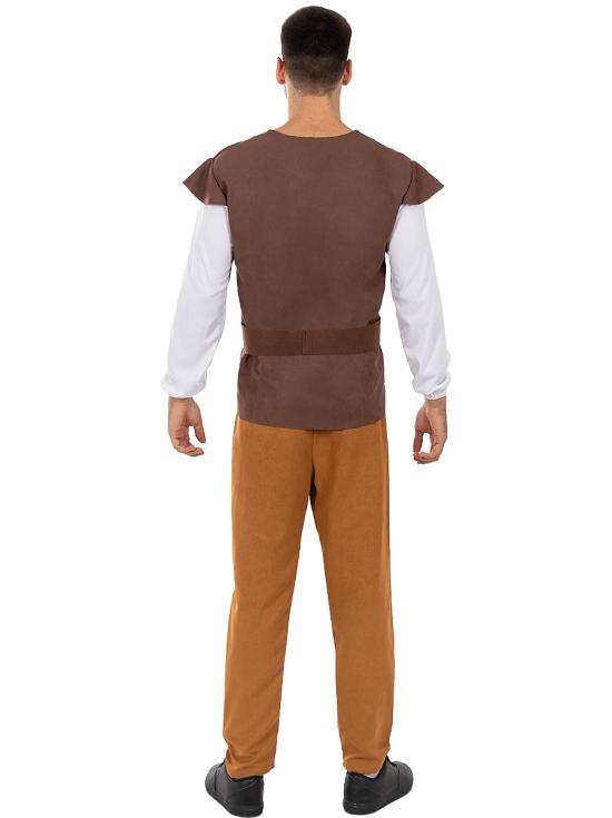 Disfraz de tabernero medieval para hombre