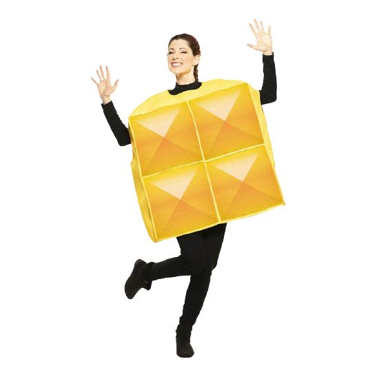 Disfraz de Tetris Amarillo para Adulto Disfraz de Tetris Amarillo para Adulto