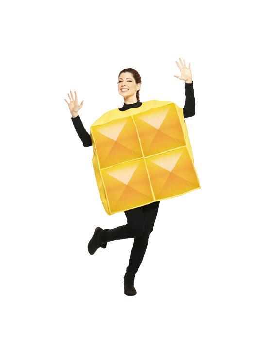 Disfraz de Tetris Amarillo para Adulto