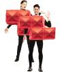 Disfraz de Tetris Rojo para Adulto