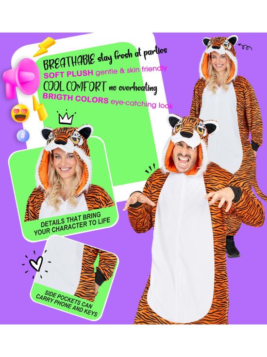 Disfraz de Tigre Adulto Unisex