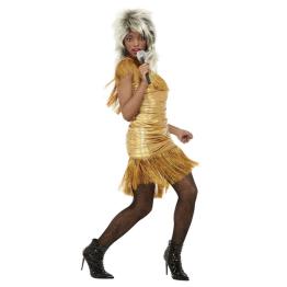 Disfraz de Tina Turner Rock Años 80 para Adulta