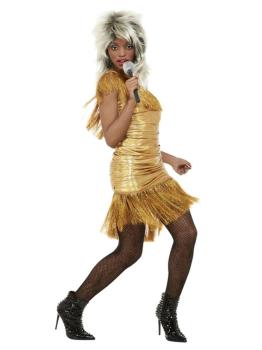 Disfraz de Tina Turner Rock Años 80 para Adulta
