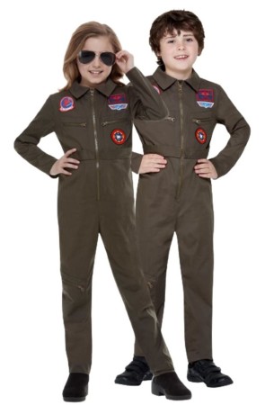 Disfraz de Top Gun talla infantil