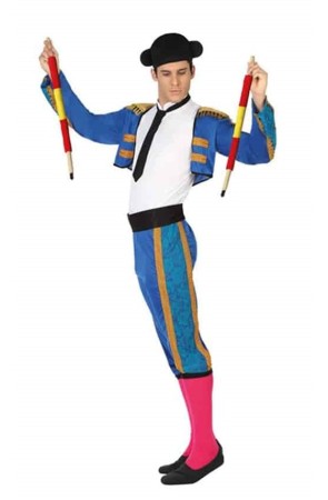 Disfraz de Torero Azul para adulto