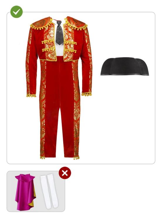 Disfraz de torero para hombre adulto