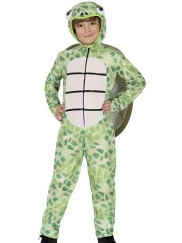 Disfraz de Tortuga Marina para Niño – Mono con Capucha y Caparazón