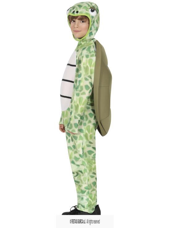 Disfraz de Tortuga Marina para Niño – Mono con Capucha y Caparazón