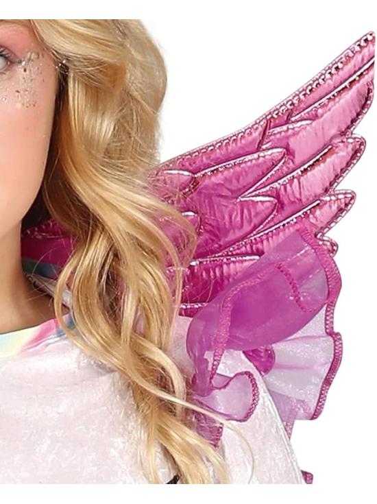 Disfraz de Unicornio Arco Iris con Alas para Niña