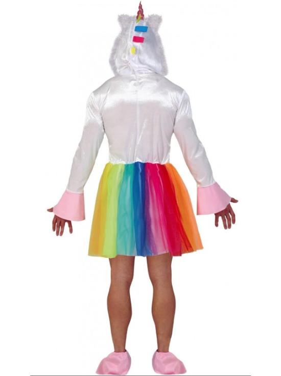 Disfraz de Unicornio Arcoíris para adulto