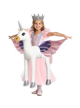 Disfraz de Unicornio infantil con Muñeco y Vestido talla 7-9 años