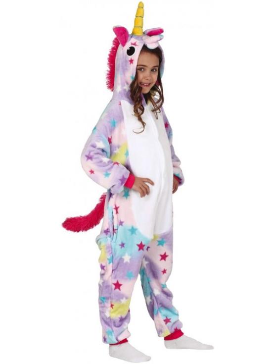 Disfraz de Unicornio Pijama de Peluche Infantil