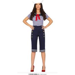 Disfraz de uniforme de marinero Mujer adulta **
