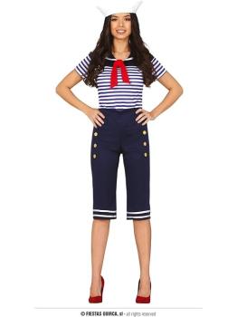 Disfraz de uniforme de marinero Mujer adulta **