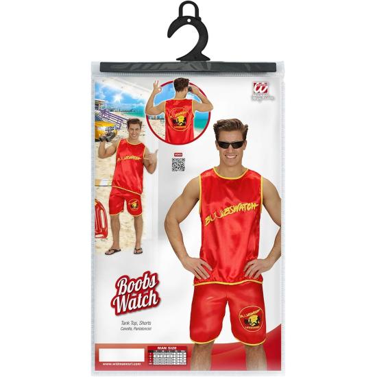 Disfraz de Vigilante de la Playa Novato Obserbador de Tetas  para hombre